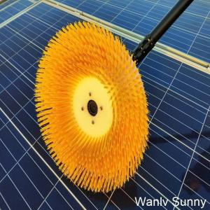 3 Section Best Solar Panel Cleaning Tool with Electric Rotating Brush and 3.5 M