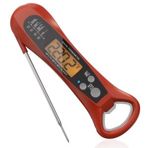 Digital Waterproof Instant Read Food Thermometer BBQ Cooking Oven Meat With