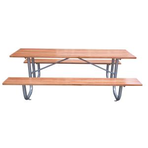 ISO9001 Approved Wooden Antique Picnic Table Bench Set