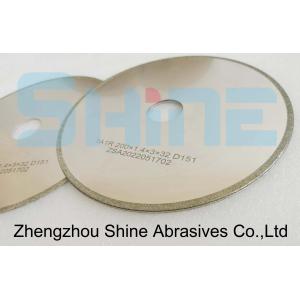 Customized Grooving 1A1R Diamond Wheels And Cutting Off High Temperature