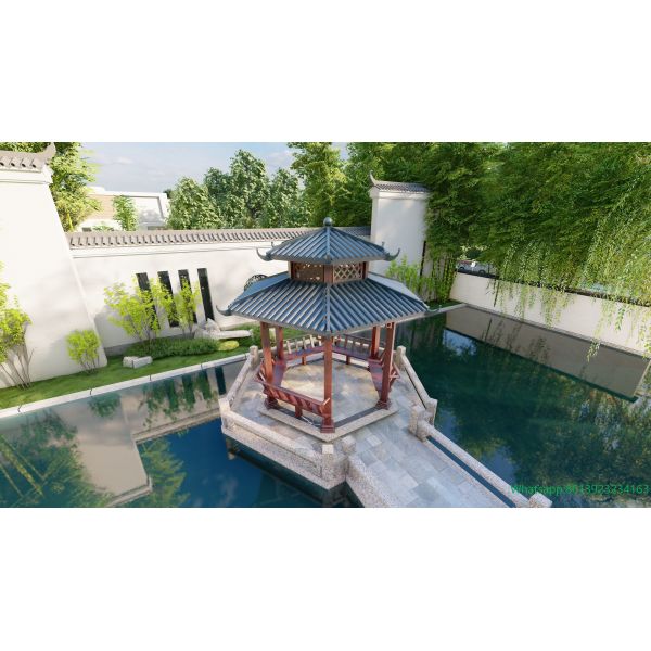 Buy Customizable Sturdy Aluminum Pavilion Combining Traditional And Modern Elements at wholesale prices