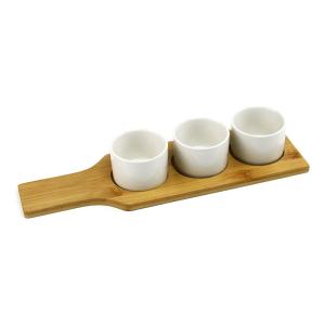 Creative Anti Skid Bamboo Tea Coaster Heat Insulation