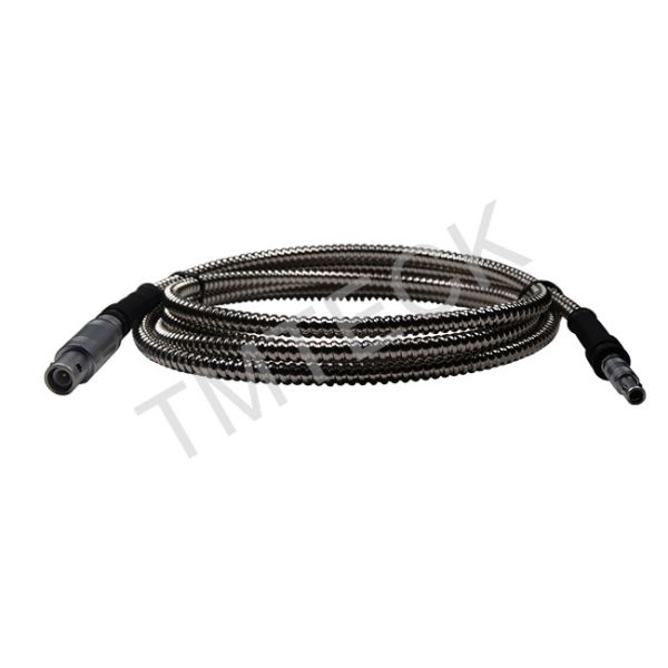 Buy MPKL2 Lemo01 - Lemo00 Ultrasonic Cable 1.5m Length Flexible Stainless Steel Protection at wholesale prices