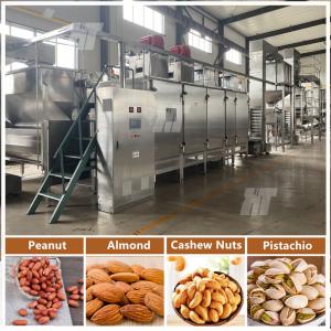 ISO Automatic Nuts Roaster Machine 300kg/H Peanut Continuous Roaster