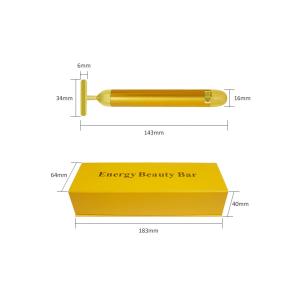T Shape Gold Energy Beauty Bar Stainless Steel Sculpt Firm And Smooth Face