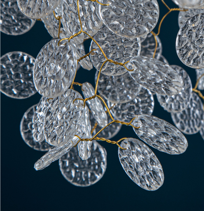 Big Huge Huge Custom Pendant Lights 9500lm Prefabricated Villa Luxury Pendant Ceiling Lights