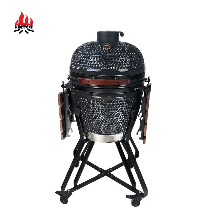 KIMSTONE Barbecue Griller Charcoal Kamado Grill Kamando Asador De Ceramic Komado 21 Smoker Bbq Grill