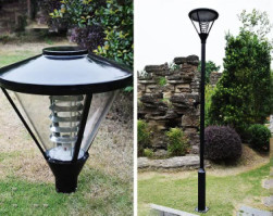 Buy Courtyard Solar Led Lights 550mmx500mm Aluminum+PC  IP65  E27 Replaceable at wholesale prices