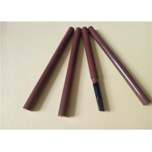 Long Standing Waterproof Eyebrow Pencil Plastic Tube ISO Certification