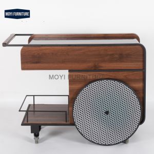 Quality Hotel Furniture Luxury High End Antique Malibu Restaurant Bar Cart Custom Specification Option with Mail Packing for sale