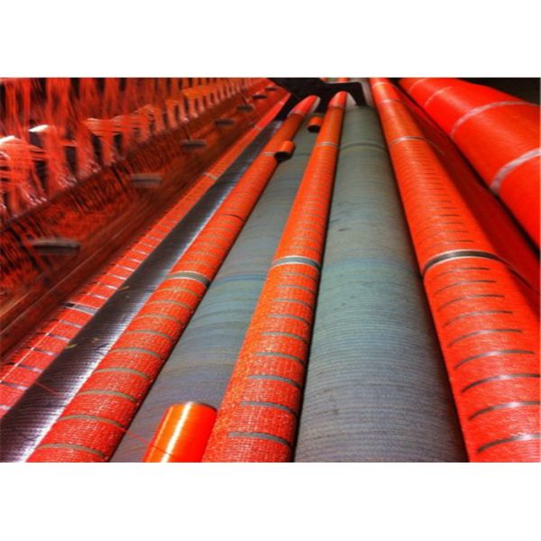 PE Highly Visible Orange Snow Fence With Oval Mesh Openings 50g/m2 - 300g/m2