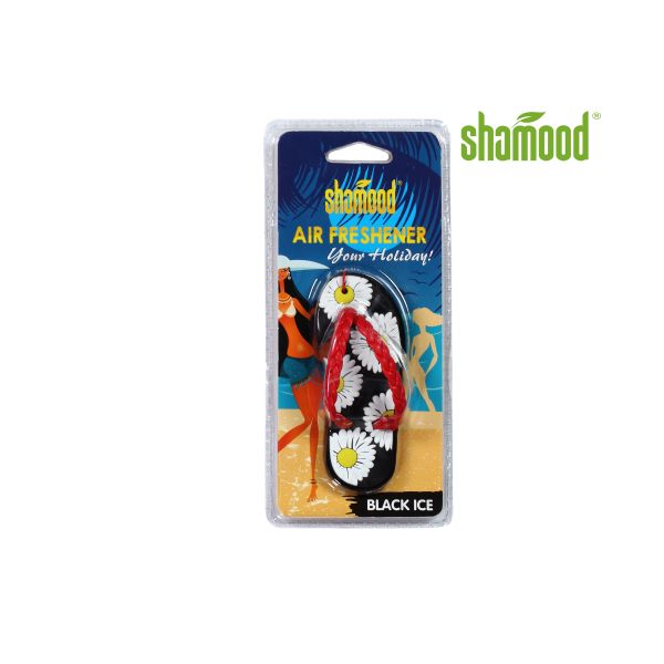 Buy Slipper Shaped Black Ice Smell MSDS Air Freshener Car Hanging at wholesale prices