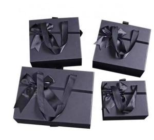 Quality Folding Personalized Cardboard Boxes Gift Kraft Box With Handle Multifunctional for sale