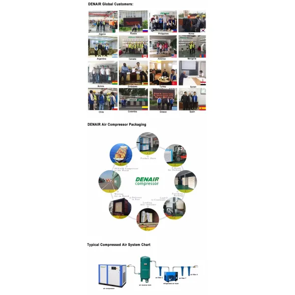 Oil Lubricated Wind Cooling Conversion VSD VFD Screw Air Compressor