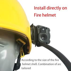 4g Smart IP66 Safety Helmet Camera , Hard Hat Camera Mount