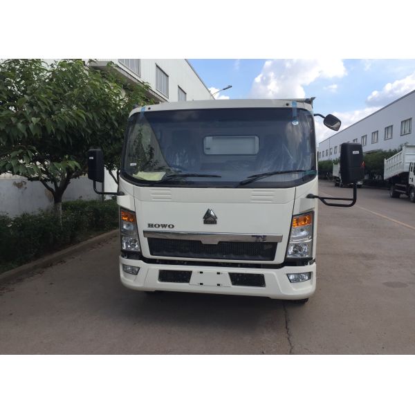 Buy White Tipper Dump Truck , Howo Tipper Truck Right Hand Drive at wholesale prices