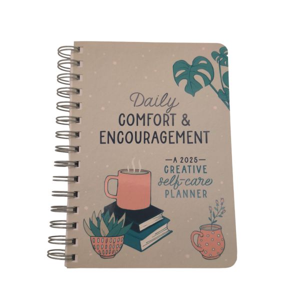 2025 Daily Planner | Elegant Matte Laminated Custom Journal With UV Coating Y-O