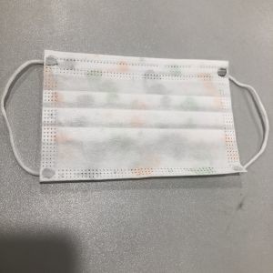 Kids White Blue Procedure 3 Ply Disposable Face Mask