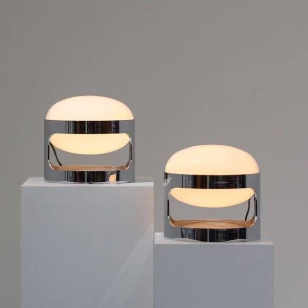 Modern simple Nordic designer simple silver living room dining room bathroom table bedside lamp