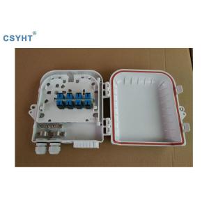 Outdoor IP65 12C Fiber Optic Wall Box With 1x8 PLC Splitter