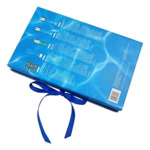 Folded Magnetic Luxury Gift Boxes Hot Stamping Pattern Paper Material ROSH