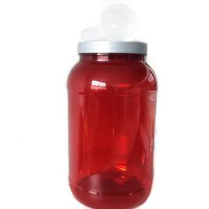3000ml PET Plastic Empty Protein Powder Jar Round Large capacity