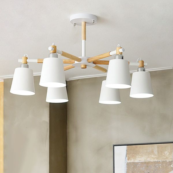 LED Wooden Chandelier For Living room Bedroom restaurant Bar vintage ceiling lamp Loft Chandelier(WH-MI-273)