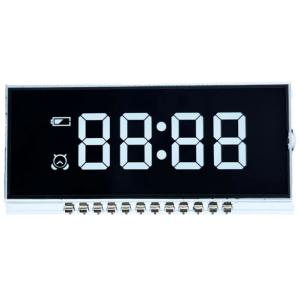 Quality White Digital Clock LCD Display Duty 1/6 Bias 1/2 Negative LCD Display for sale
