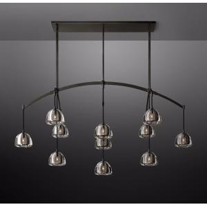 Hemisphere Linear Chandelier 72''