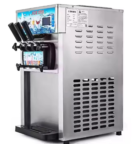 Buy 220v Small Commercial Soft Serve Ice Cream Machine Stainless Steel at wholesale prices