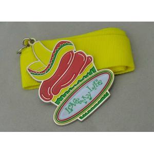 Synthetic Enamel Custom Medal Silver Plating For Spring Fling 2014