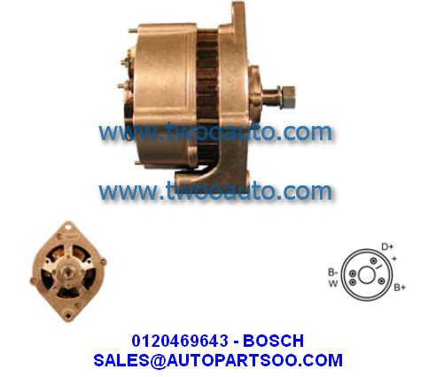 Buy 0120469643 0986032720 - BOSCH Alternator 24V 80A Alternadores at wholesale prices