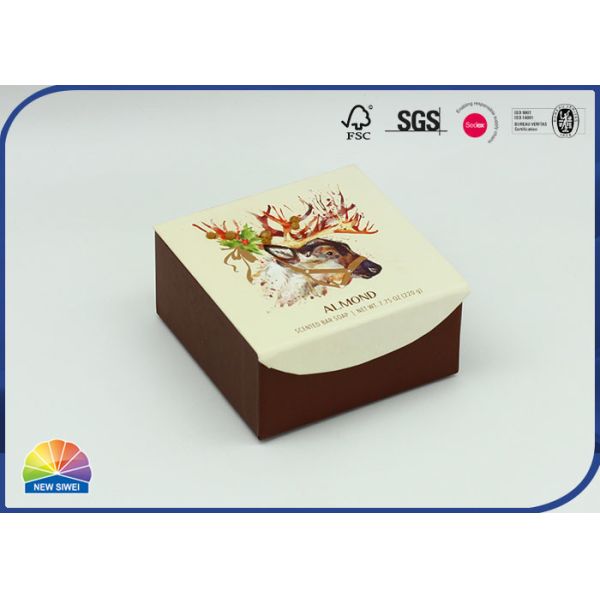 Buy Rectangle Soap Packaging Hinged Lid Box Acrylic Diamond at wholesale prices