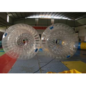 China Waterproof Plato PVC Inflatable Water Toys , Inflatable Water Roller on sale