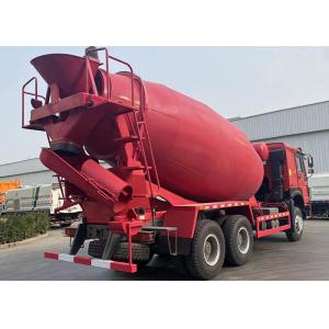 371HP Used Concrete Mixer Truck Sinotruk HOWO 10 Wheeler 12cbm