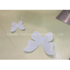 Purple Color Giant Acrylic Decoration , Acrylic Flower Decoration Custom Size