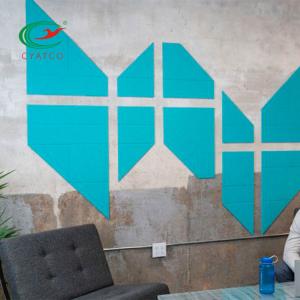 Multiscene Durable Acoustic Felt Wall , Lightweight Polyester Acoustic Panel