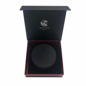 CMYK Handmade Recycled Printing Paper Magnetic Gift Box with Foam Insert For