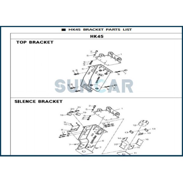 D5691500 BHI Hydroram Breaker Seals Repair Kit For HK45 Hydraulic Hammer