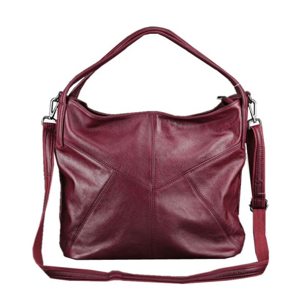 Buy Soft Hobo Cowhide Genuine Leather Shoulder Bags at wholesale prices