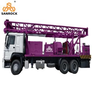 Hydraulic Rotary Borehole Water Drilling Rig Truck Mounted Water Well Drilling