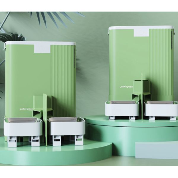 6L Hopper Cat Dry Food Dispenser Tilted For Small Medium Dogs