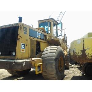 980C Used Wheel Loader with forklift stone