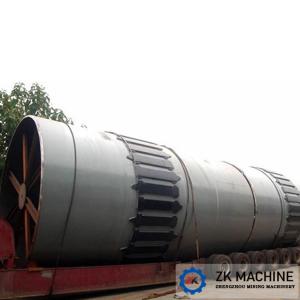 High Temperature Pump Industrial Rotary Dryer , Sewage Sludge Rotary Drying