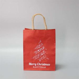 New Year Gift Christmas Gift Bags Recycle Kraft CMYK Printed
