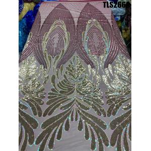 Lace Fabric For Formal Dress Abaya Dubai Fancy Sequin Embroidery Mesh French