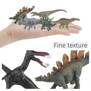 Dinosaur Model Playsets 12 PCS Mini Pachycephalus Stegosaurus Triceratops