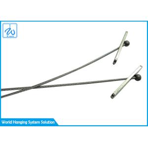 7x19 2 Leg Steel Wire Rope Sling With Flag For Suspension Cable System