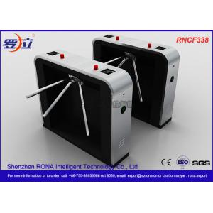 Semi - Automatic Tripod Turnstile Gate , Pedestrian Access Waist High Turnstiles