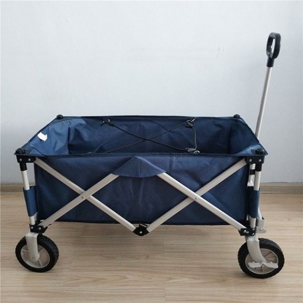 Colorful Folding Sports Wagon Outdoor Small Volume All Terrain Beach Wagon